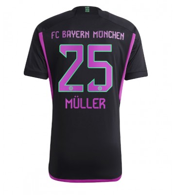 Bayern Munich Thomas Muller #25 Udebanetrøje 2023-24 Kort ærmer